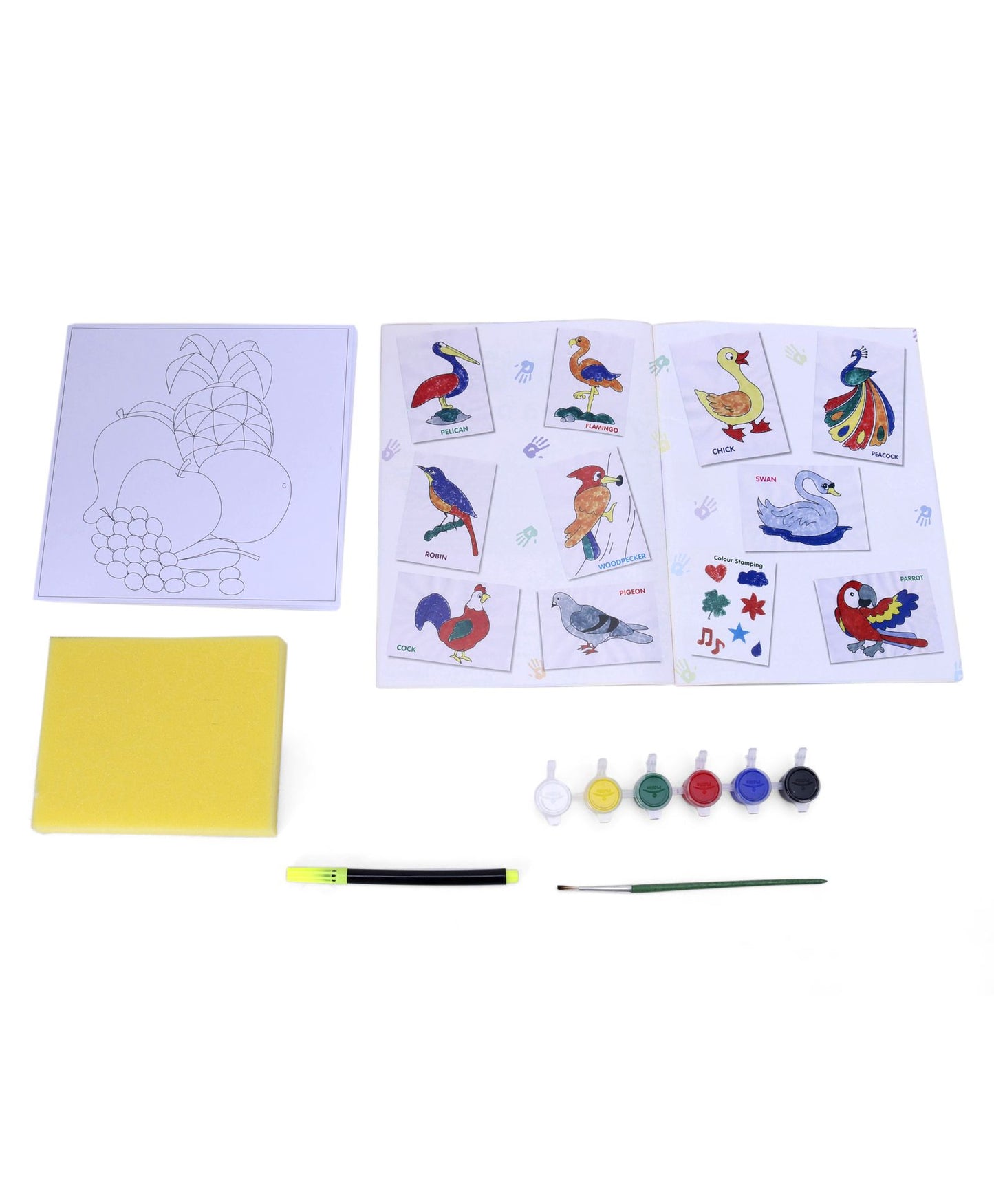 Finger Painting Jr Pre School Creative Learning DIY Kit