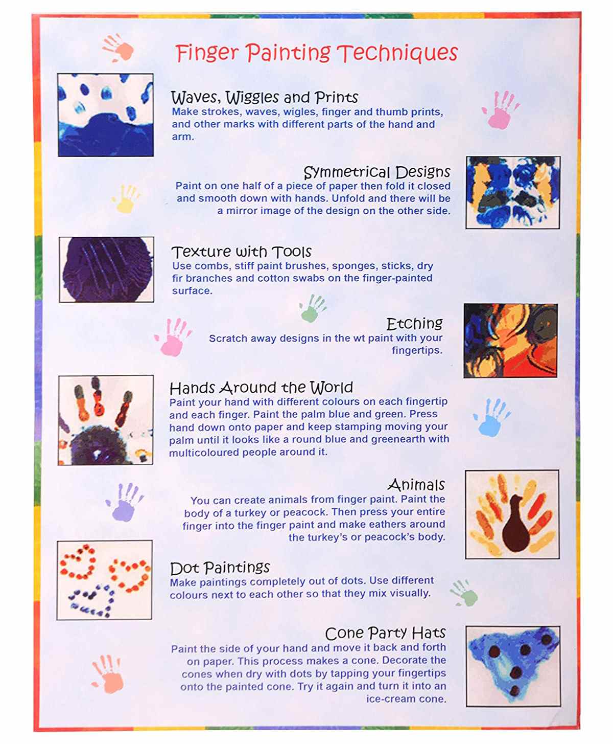 Finger Painting Jr Pre School Creative Learning DIY Kit