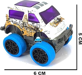 FunBlast Mini Monster Truck Friction Power Toy Car Super Metal Car Truck Toy for Kids Multicolor