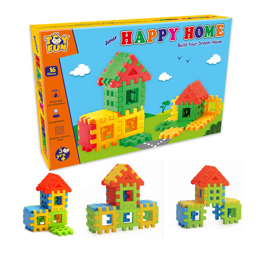 Fair Happy Home Jr Building Blocks Set Educational