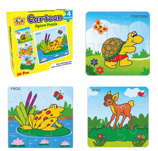 Jigsaw Cartoon Educational Intellectual Brainy Puzzle, Color : Multicolor