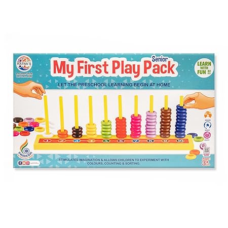 My First Play Pack Senior for Kids 2 in 1. Learn Counting and Colours with Fun