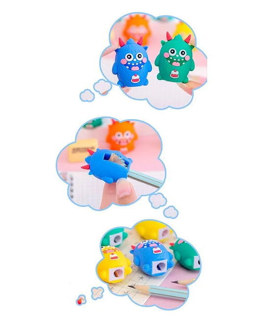 Monster Sharpener For kids (Color May Vary)  Pack Of 2