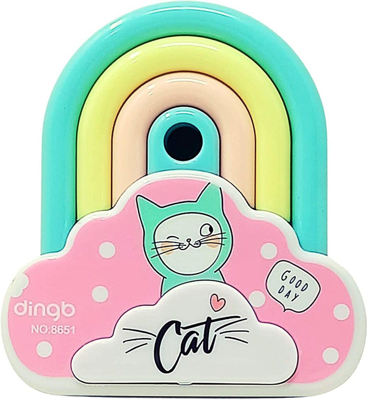 1 Rainbow Shaped Pencil Sharpener Sharpeners  (Set of 1, Multicolor)