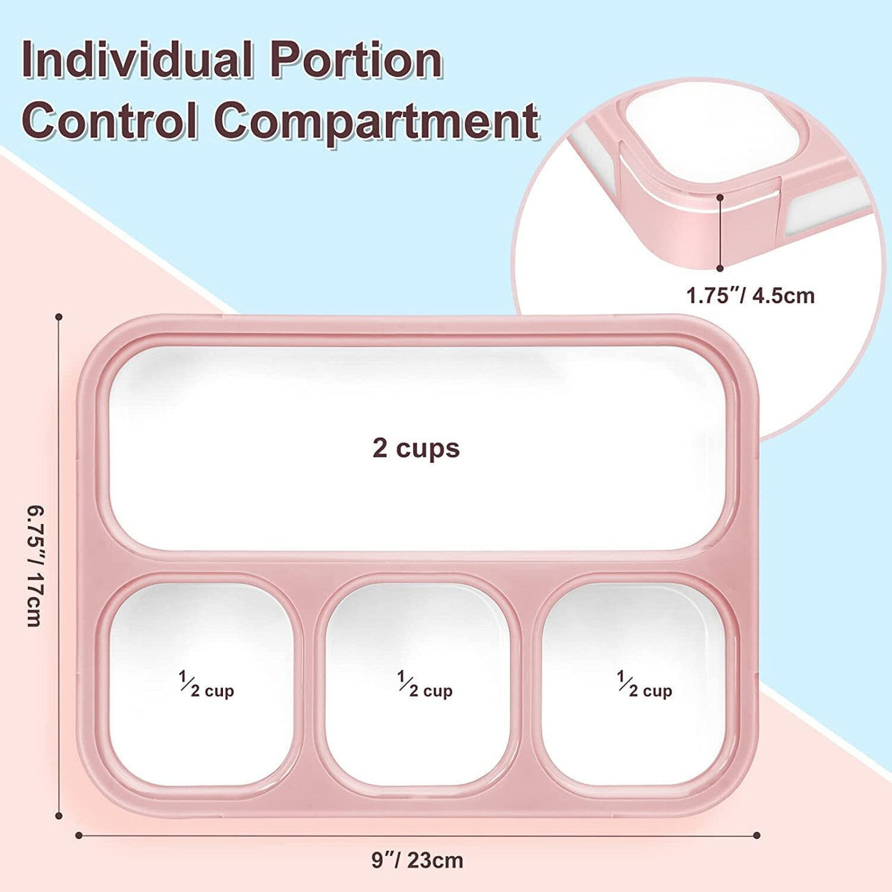 BPA Free Leak Proof Designed Plastic Lunch Tiffin Box for Kids, Men and Women 1 Containers Lunch Box  (1000 ml, Thermoware)