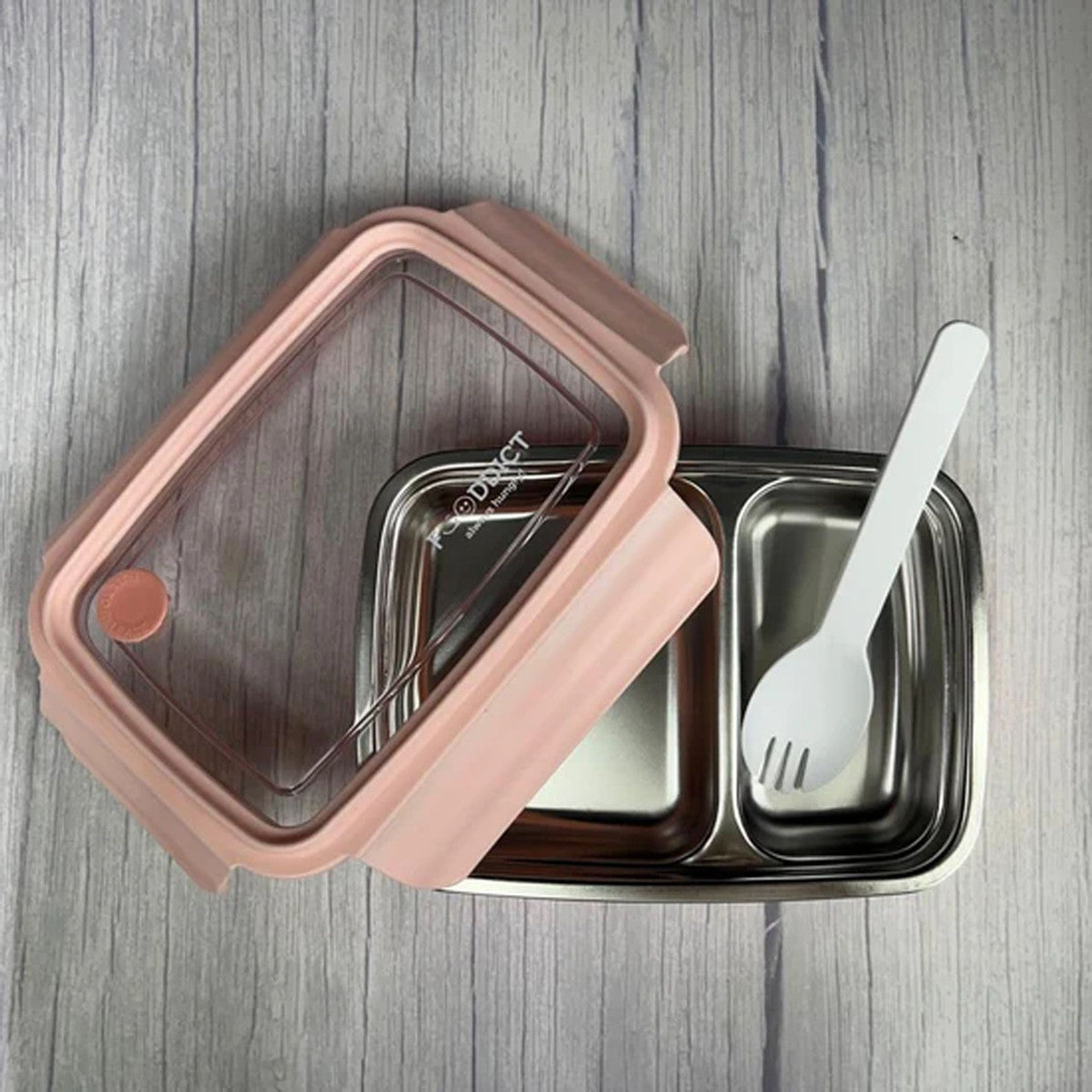 2 Compartment Insulated Lunch Box Stainless Steel Tiffin Box for School 2 Containers Lunch Box  (500 ml, Thermoware)