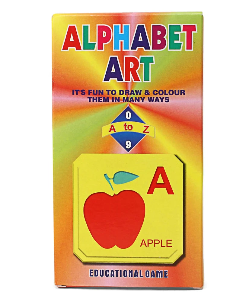 Multicolor Alphabet Art Junior Creative Innovative Learning