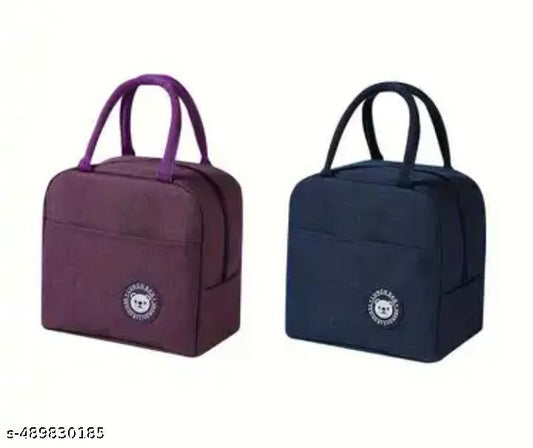 Flywind Insulated Lunch Bag for Men Women Kids Boy Girl Smiley Design Tote Lunch Bag Lunch Bag  (Pink, 5 L)